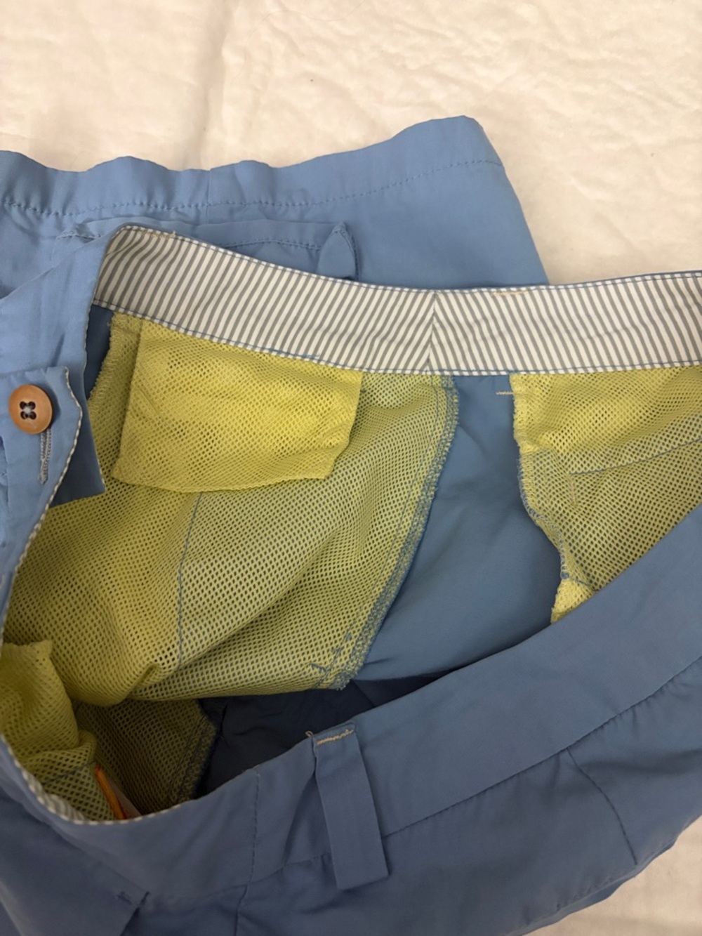 Tommy Bahama Men's Slate Blue Cargo Swim Shorts - Picture 7 of 9